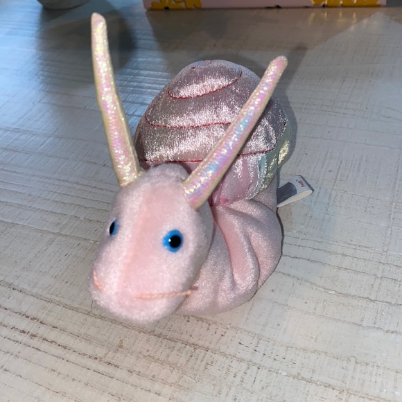 Ty Beanie Babies Swirly The Snail.. heart tag separated. Hologram tush t… - Picture 10 of 10